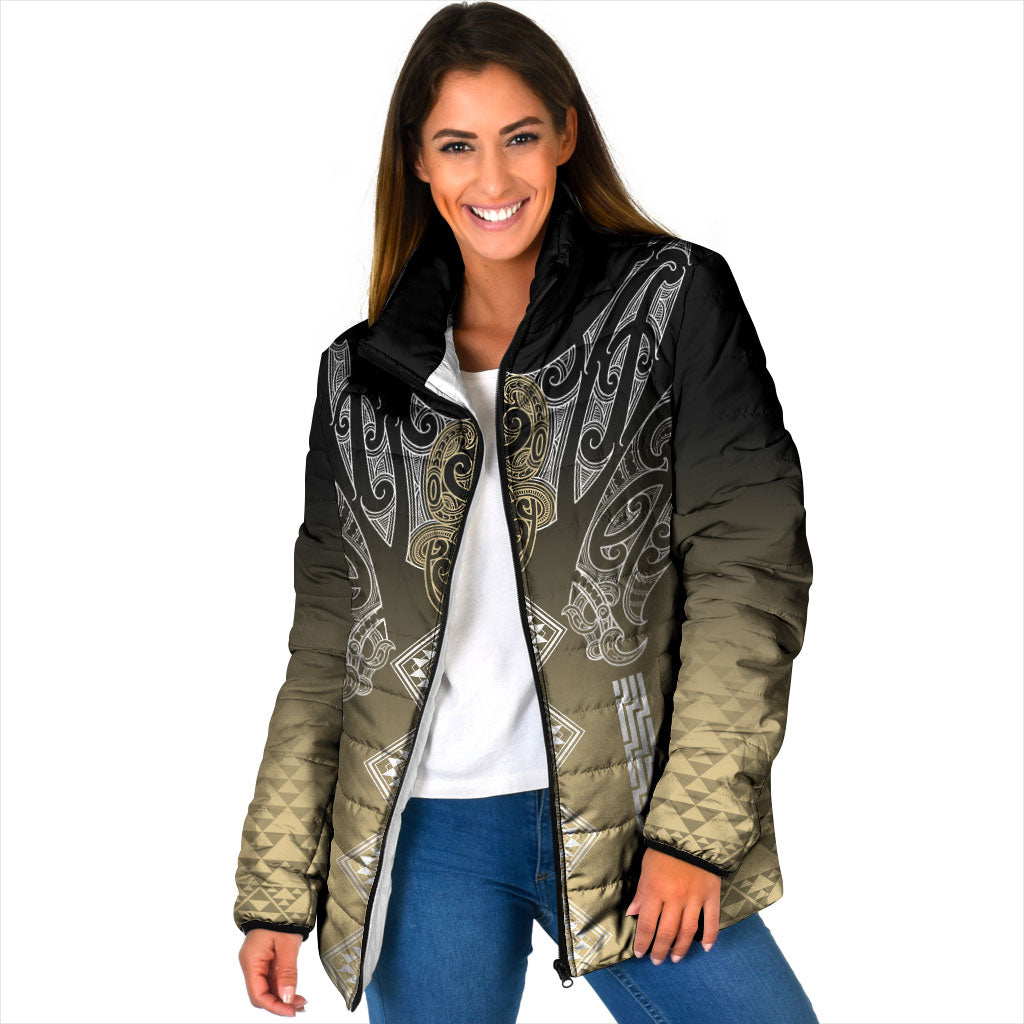 Aotearoa Maori Iwi Heritage Padded Jacket Waikato Tainui Parauri