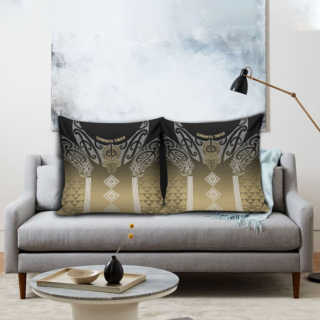 Aotearoa Maori Iwi Heritage Pillow Cover Waikato Tainui Parauri