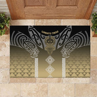 Aotearoa Maori Iwi Heritage Rubber Doormat Waikato Tainui Parauri