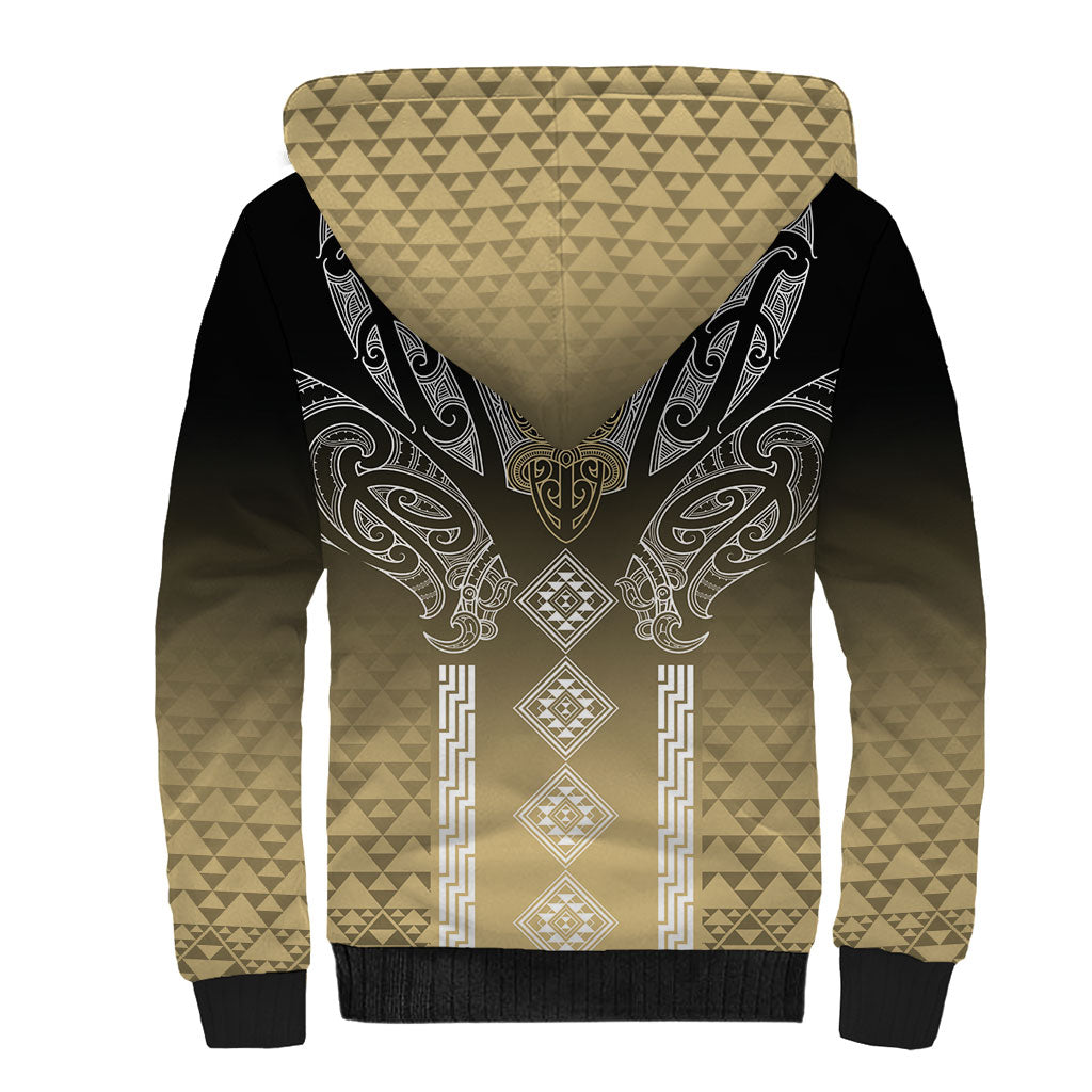 Aotearoa Maori Iwi Heritage Sherpa Hoodie Waikato Tainui Parauri