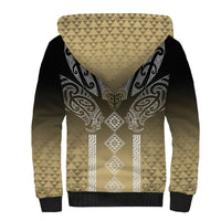 Aotearoa Maori Iwi Heritage Sherpa Hoodie Waikato Tainui Parauri