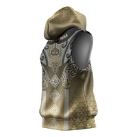 Aotearoa Maori Iwi Heritage Sleeveless Hoodie Waikato Tainui Parauri