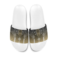 Aotearoa Maori Iwi Heritage Slide Sandals Waikato Tainui Parauri