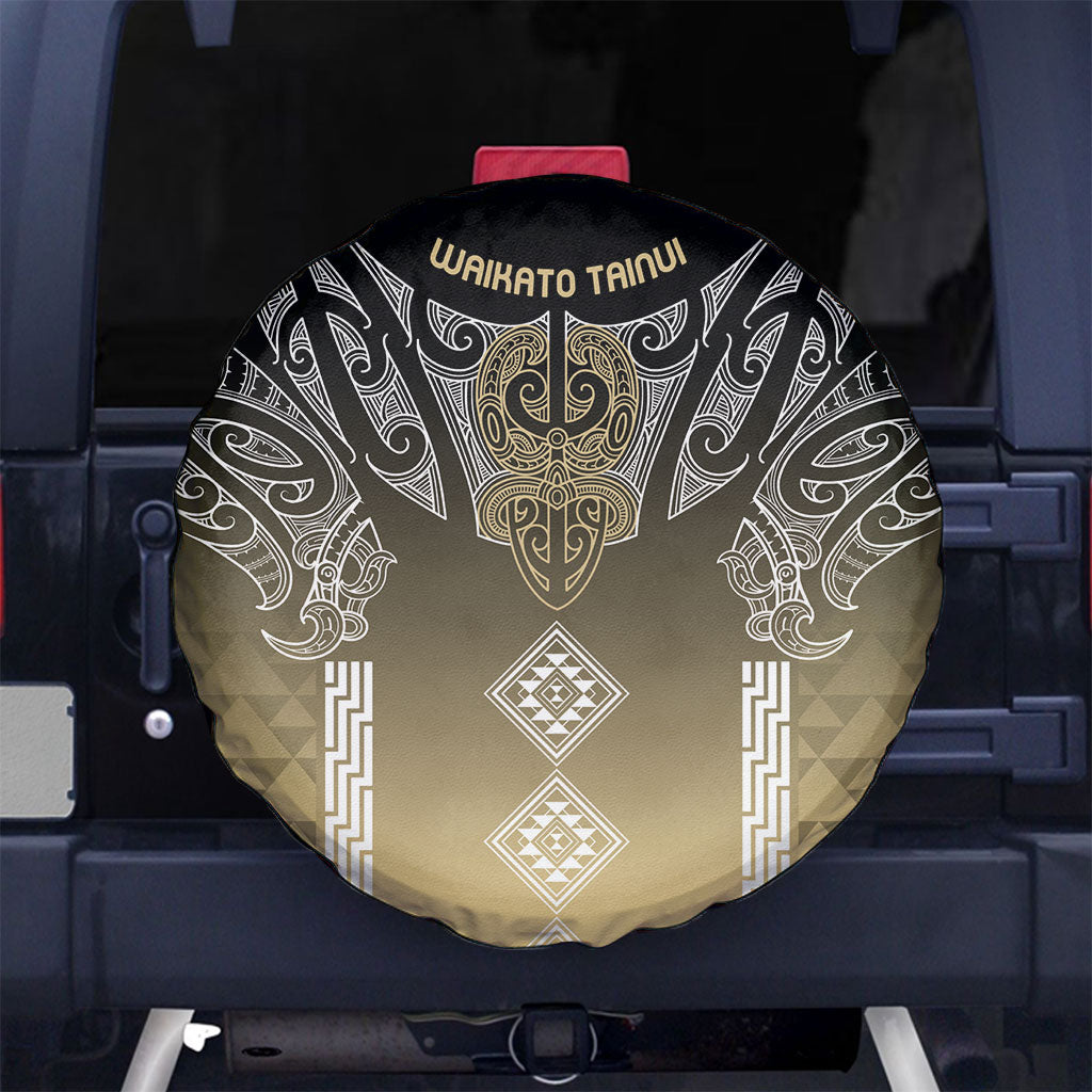 Aotearoa Maori Iwi Heritage Spare Tire Cover Waikato Tainui Parauri