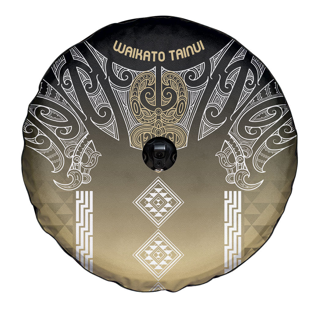 Aotearoa Maori Iwi Heritage Spare Tire Cover Waikato Tainui Parauri