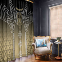 Aotearoa Maori Iwi Heritage Window Curtain Waikato Tainui Parauri