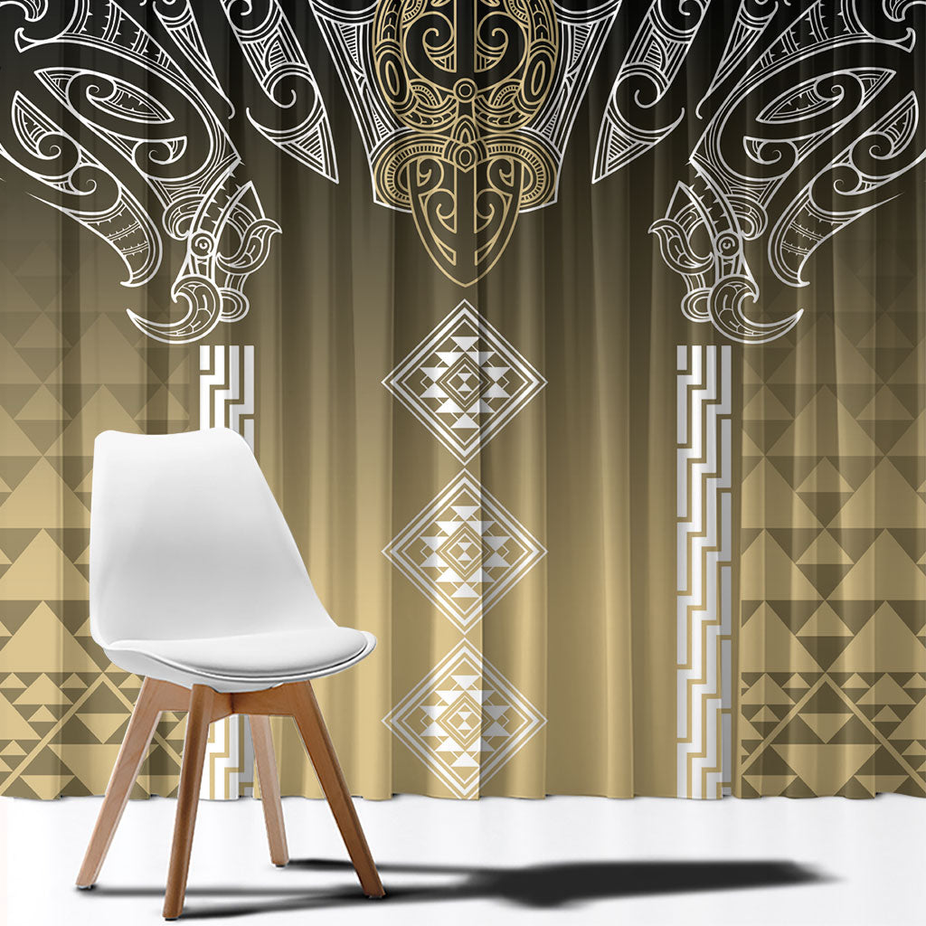 Aotearoa Maori Iwi Heritage Window Curtain Waikato Tainui Parauri