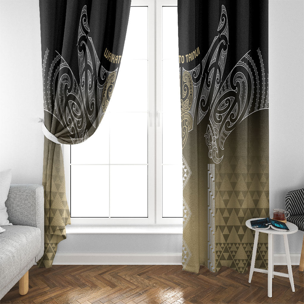 Aotearoa Maori Iwi Heritage Window Curtain Waikato Tainui Parauri