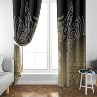 Aotearoa Maori Iwi Heritage Window Curtain Waikato Tainui Parauri