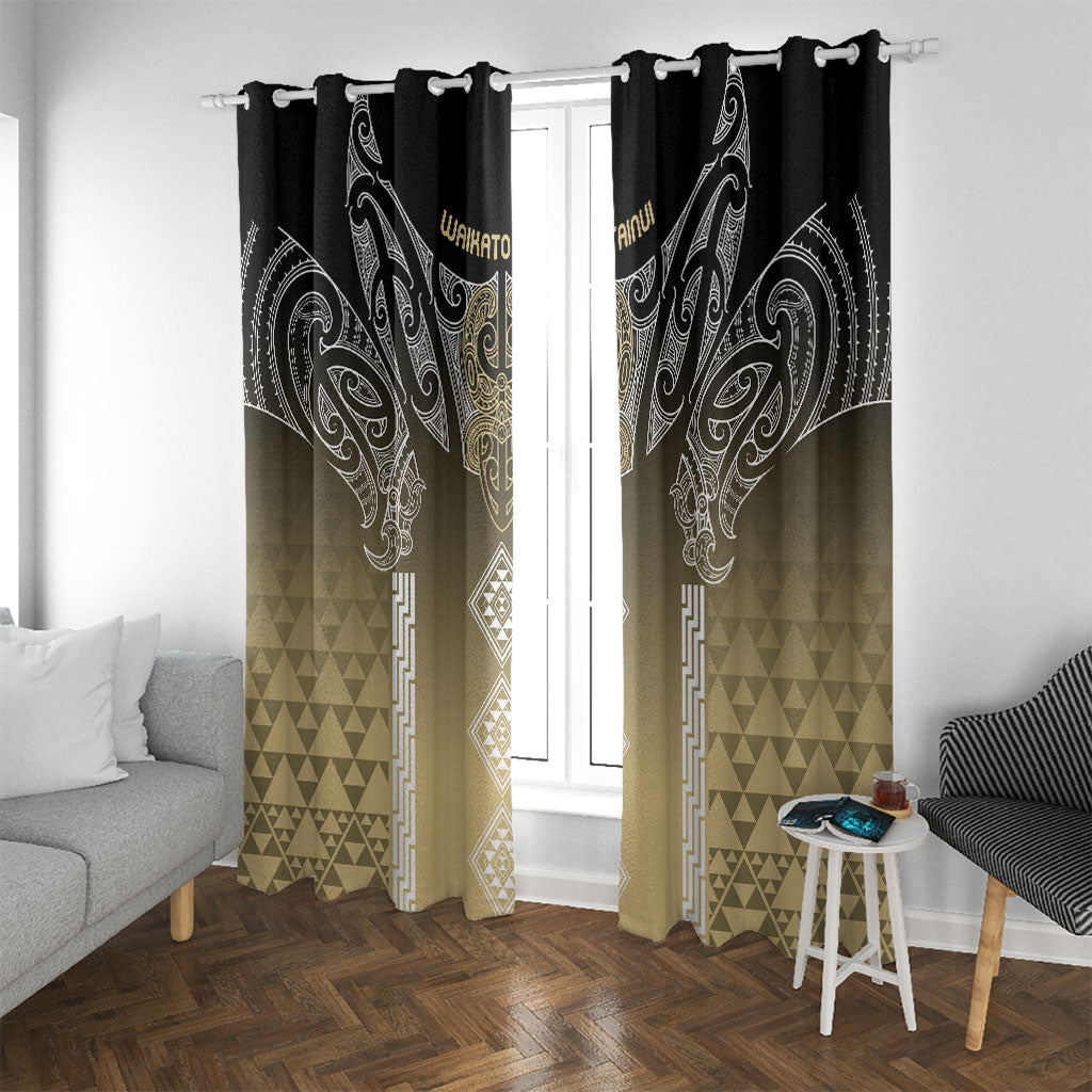 Aotearoa Maori Iwi Heritage Window Curtain Waikato Tainui Parauri