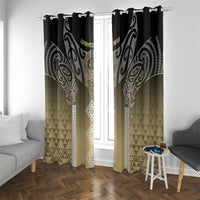 Aotearoa Maori Iwi Heritage Window Curtain Waikato Tainui Parauri