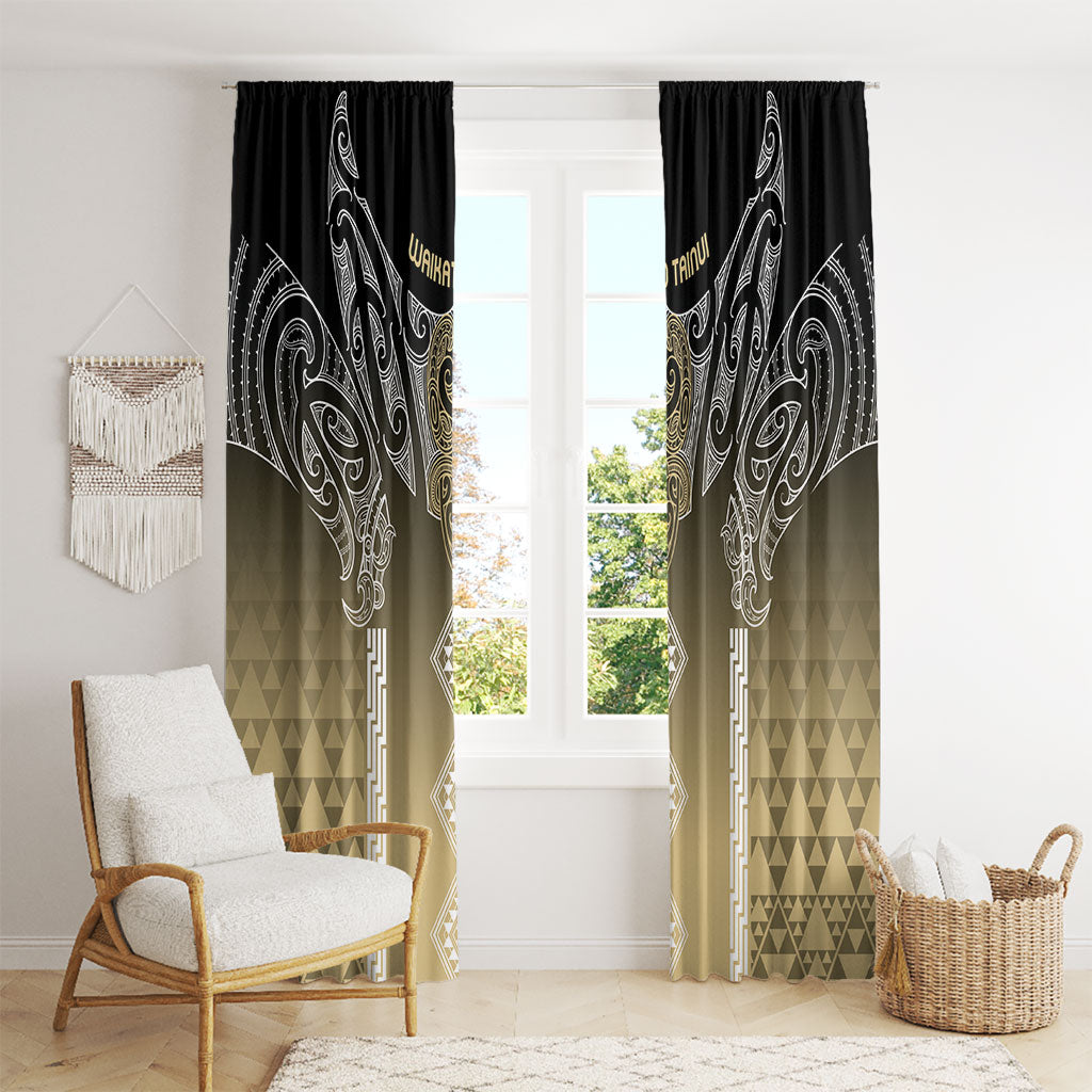 Aotearoa Maori Iwi Heritage Window Curtain Waikato Tainui Parauri
