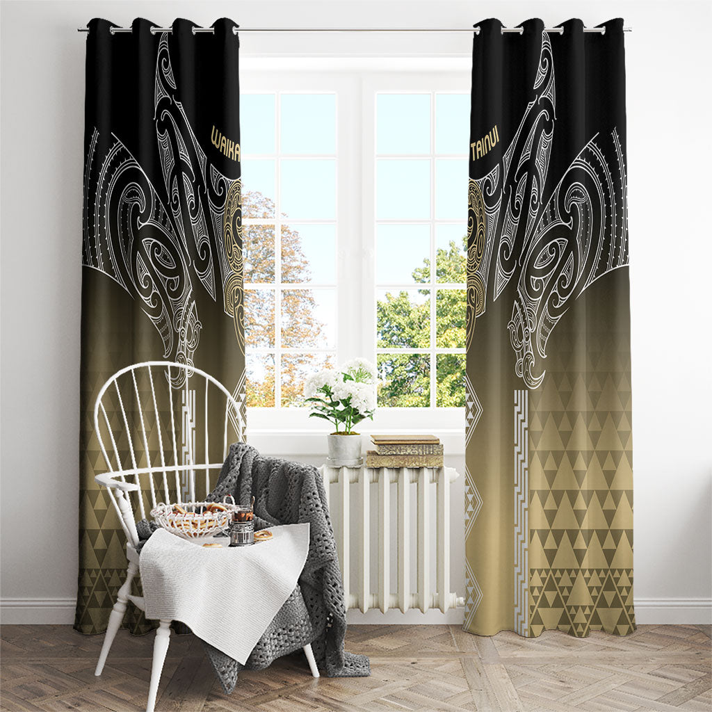 Aotearoa Maori Iwi Heritage Window Curtain Waikato Tainui Parauri