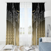 Aotearoa Maori Iwi Heritage Window Curtain Waikato Tainui Parauri