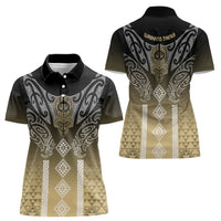 Aotearoa Maori Iwi Heritage Women Polo Shirt Waikato Tainui Parauri