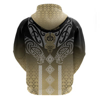Aotearoa Maori Iwi Heritage Zip Hoodie Waikato Tainui Parauri
