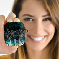 Aotearoa Maori Iwi Heritage AirPods Case Ngati Kahungunu Paua Shell Turquoise