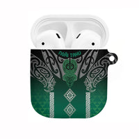 Aotearoa Maori Iwi Heritage AirPods Case Ngai Tahu Pounamu Green