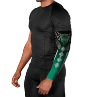Aotearoa Maori Iwi Heritage Arm Sleeves Ngai Tahu Pounamu Green