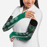 Aotearoa Maori Iwi Heritage Arm Sleeves Ngai Tahu Pounamu Green