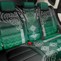 Aotearoa Maori Iwi Heritage Back Car Seat Cover Ngai Tahu Pounamu Green
