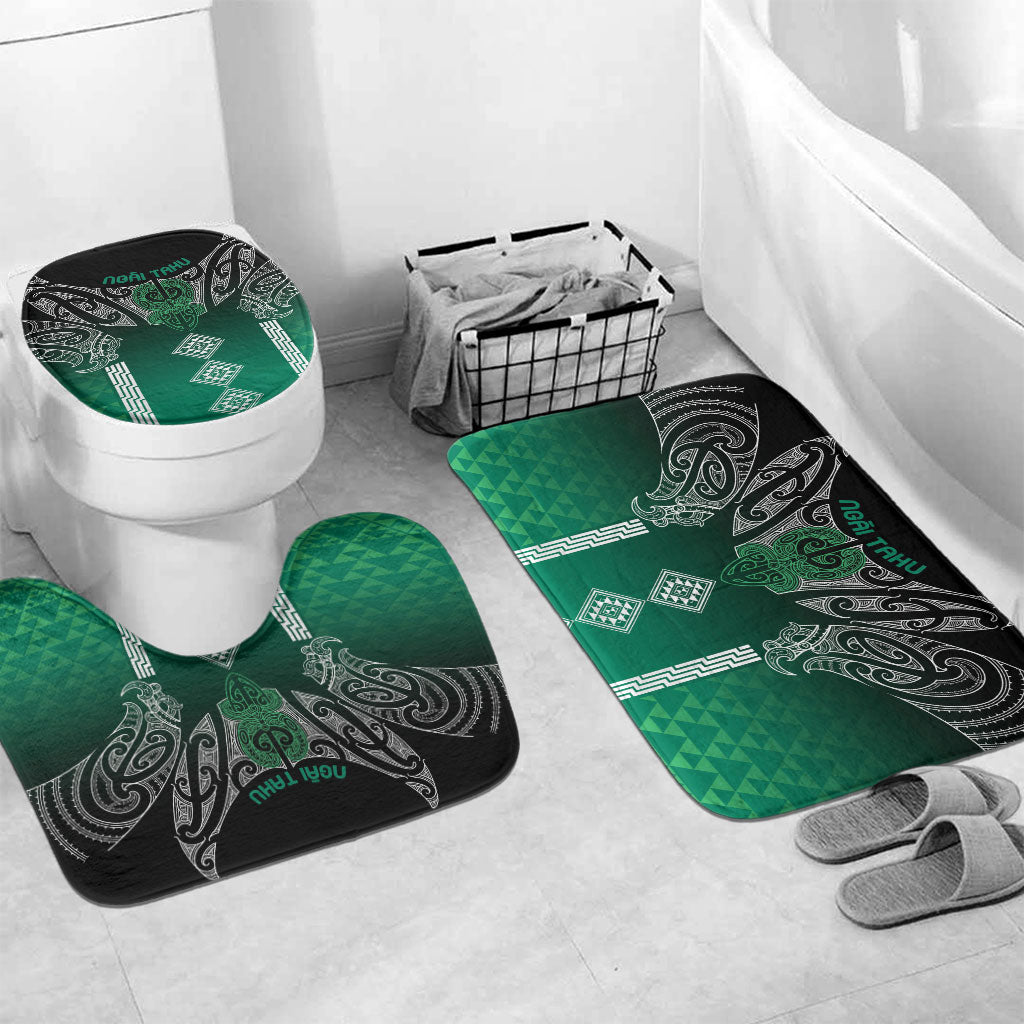 Aotearoa Maori Iwi Heritage Bathroom Set Ngai Tahu Pounamu Green