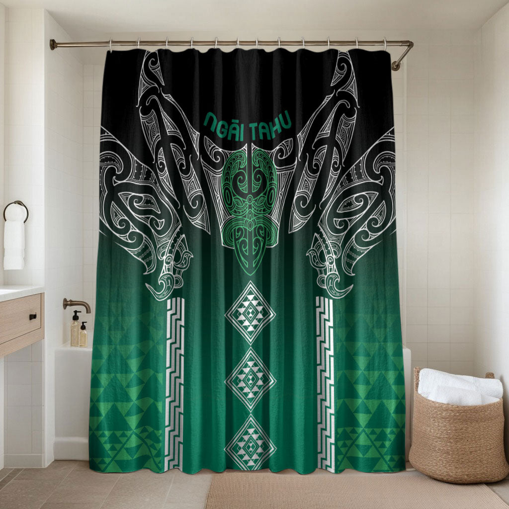 Aotearoa Maori Iwi Heritage Bathroom Set Ngai Tahu Pounamu Green