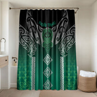 Aotearoa Maori Iwi Heritage Bathroom Set Ngai Tahu Pounamu Green