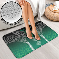 Aotearoa Maori Iwi Heritage Bathroom Set Ngai Tahu Pounamu Green