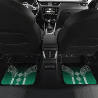 Aotearoa Maori Iwi Heritage Car Mats Ngai Tahu Pounamu Green
