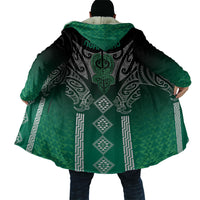 Aotearoa Maori Iwi Heritage Cloak Ngai Tahu Pounamu Green