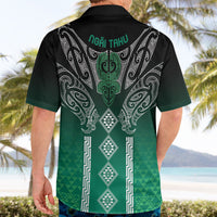 Aotearoa Maori Iwi Heritage Hawaiian Shirt Ngai Tahu Pounamu Green