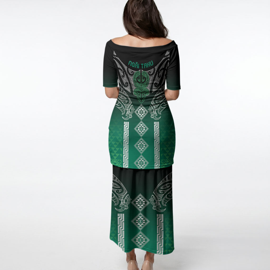 Aotearoa Maori Iwi Heritage Puletasi Ngai Tahu Pounamu Green