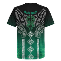 Aotearoa Maori Iwi Heritage Rugby Jersey Ngai Tahu Pounamu Green