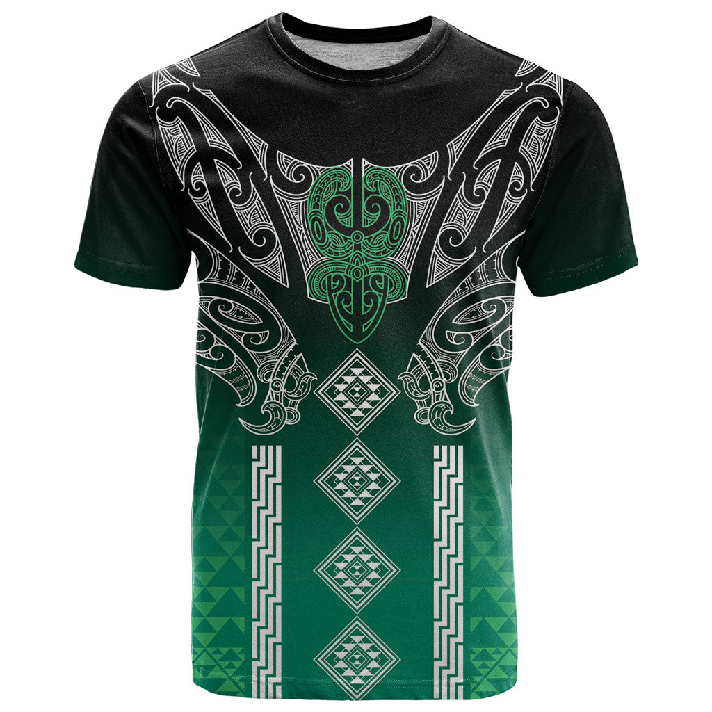Aotearoa Maori Iwi Heritage T Shirt Ngai Tahu Pounamu Green