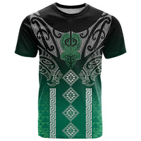 Aotearoa Maori Iwi Heritage T Shirt Ngai Tahu Pounamu Green