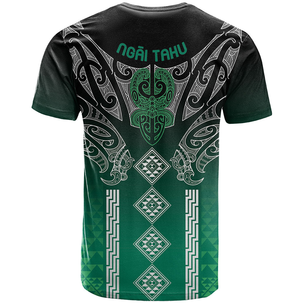 Aotearoa Maori Iwi Heritage T Shirt Ngai Tahu Pounamu Green