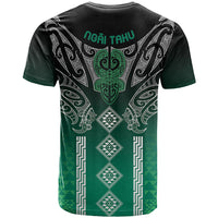 Aotearoa Maori Iwi Heritage T Shirt Ngai Tahu Pounamu Green