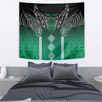 Aotearoa Maori Iwi Heritage Tapestry Ngai Tahu Pounamu Green