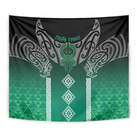 Aotearoa Maori Iwi Heritage Tapestry Ngai Tahu Pounamu Green