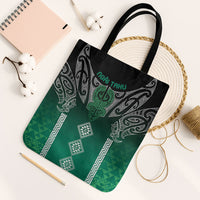 Aotearoa Maori Iwi Heritage Tote Bag Ngai Tahu Pounamu Green