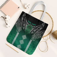 Aotearoa Maori Iwi Heritage Tote Bag Ngai Tahu Pounamu Green