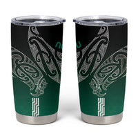 Aotearoa Maori Iwi Heritage Tumbler Cup Ngai Tahu Pounamu Green