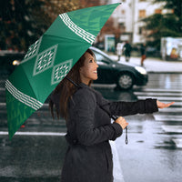 Aotearoa Maori Iwi Heritage Umbrella Ngai Tahu Pounamu Green