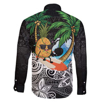 Tropical Christmas Polynesian Family Matching Mermaid Dress and Hawaiian Shirt Funny Surfing Pineapple LT7 - Polynesian Pride