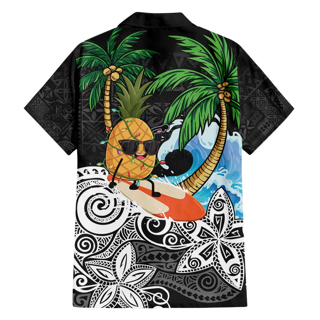 Tropical Christmas Polynesian Family Matching Tank Maxi Dress and Hawaiian Shirt Funny Surfing Pineapple LT7 - Polynesian Pride