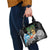 Tropical Christmas Polynesian Shoulder Handbag Funny Surfing Pineapple