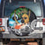 Tropical Christmas Polynesian Spare Tire Cover Funny Surfing Pineapple