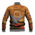 Cook Islands ANZAC Day Personalised Baseball Jacket with Poppy Field LT9 - Polynesian Pride