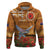 Cook Islands ANZAC Day Personalised Hoodie with Poppy Field LT9 Pullover Hoodie Art - Polynesian Pride